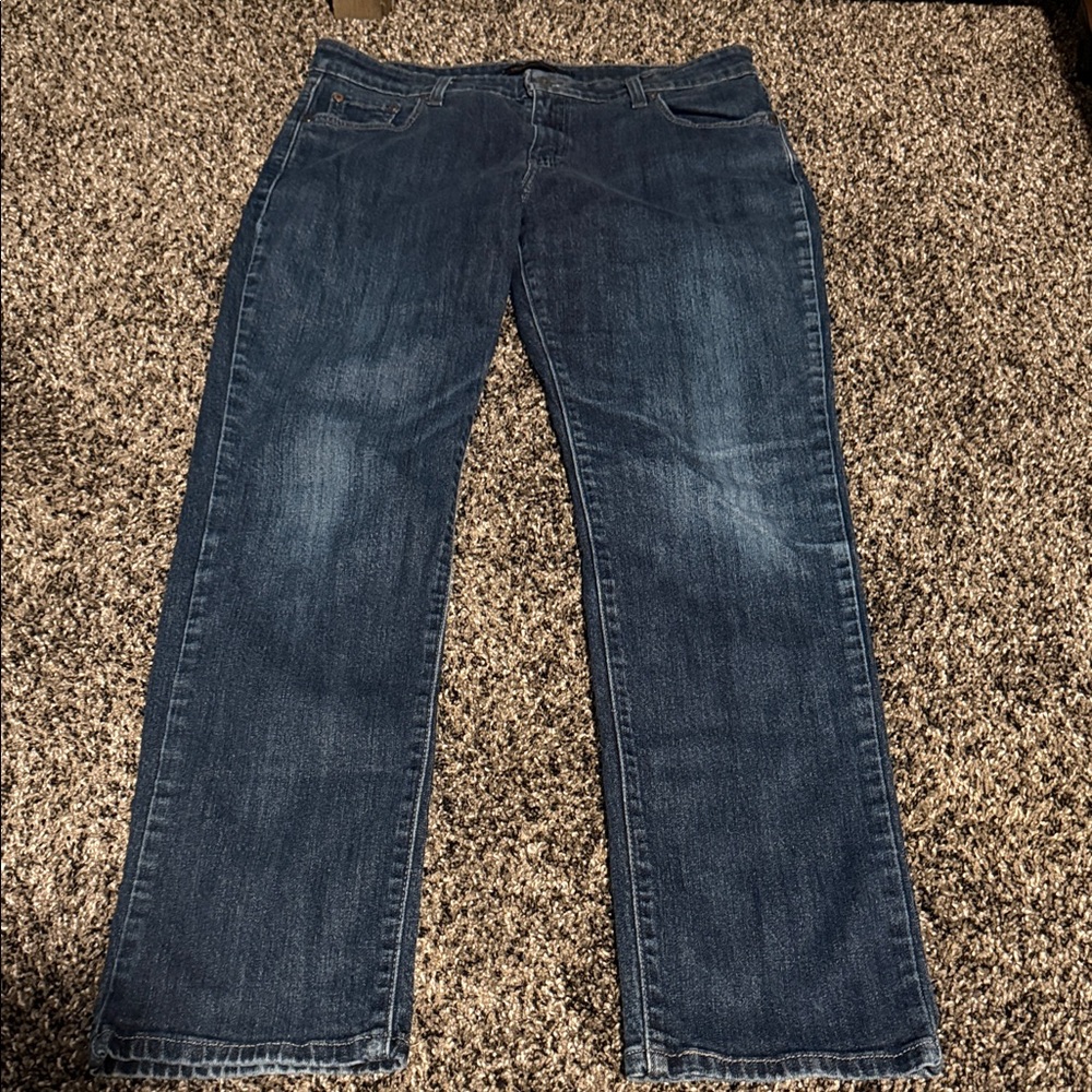 Levi's Dark Blue Mid Rise Skinny Jeans